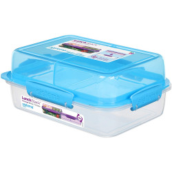 Sistema To Go Rectangle Lunch Stack Box, 1.8L - Blue