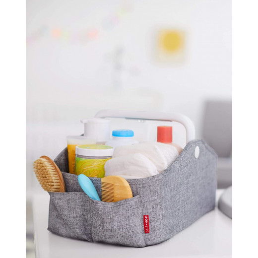 Skip Hop Diaper Caddy Organizer with Touch Sensor Night Light, Nursery Style