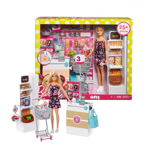 Barbie Supermarket Set, Multi-Colour