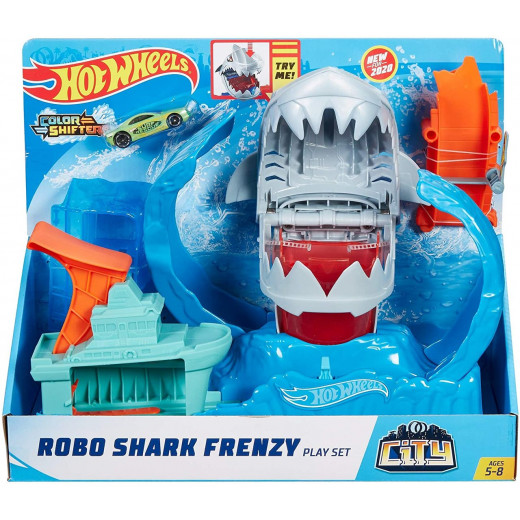 Hot Wheels  Robo Shark Frenzy Play Set