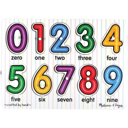 Melissa & Doug See Inside Numbers Peg Puzzle