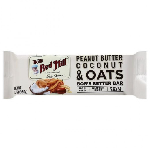 Bobs Red Mill Peanut Butter Coconut & Oat Bar  50g