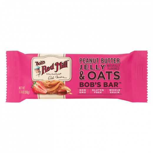Bobs Red Mill Peanut Butter  Jelly & Oat Bar  50g