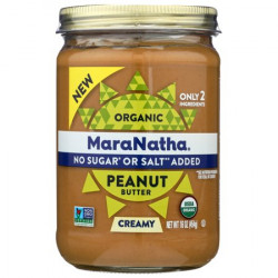 Maranatha  Organic Peanut Butter, Crunchy- No Sugar Oar Salt Added  454g