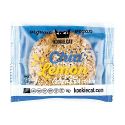 Kookie Cat Chia Lemon Cashew and Oat Cookie (50g)