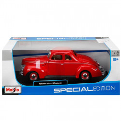 Maisto 1939 Ford Deluxe, Scale 1:18, Red Color