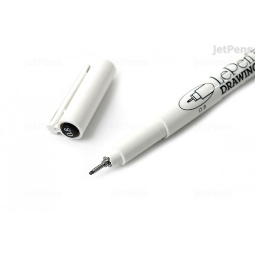 قلم رسم - 0.8 مم - اسود من مارفي