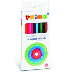 Primo 12 Colors Art Painting Drawing Assorted Wooden Color Pencils