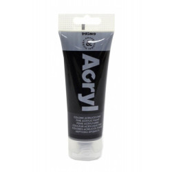 Primo Color Tube Acrylic Black, 75ml