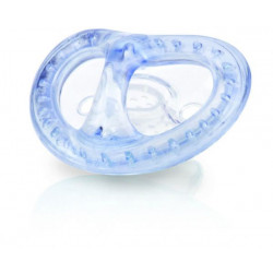 Nuby Natural Touch SoftFlex Pacifier Cherry 6m+, Blue