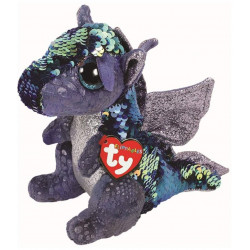 TY Toys Beanie Boos Flippable Dragon Kate Gray/Blue Regular