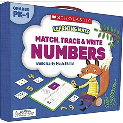 Scholastic  Learning Mats: Match, Trace & Write Numbers