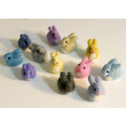 Foska felt - rabbits, Assorted