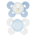 Chicco Physio Comfort Silicone Pacifier 0-6m, 2 Pacifiers in different models