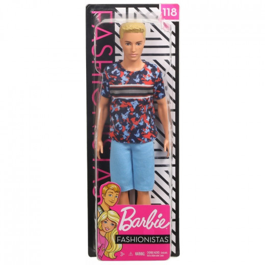 Barbie Ken Fashionistas Doll Assortment ,1 Piece - Random Selection