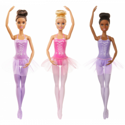 Barbie Ballerina Doll with Tutu and Sculpted Toe Shoes - Assortement - Random Selection - 1 Pack