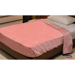 Nova velour blanket doux king rose