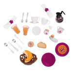Our Generation Pegged Accessory - Dining Car Breakfast Set