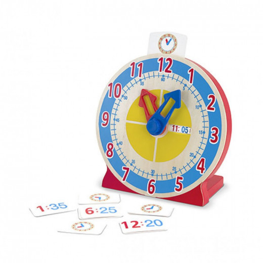 Melissa & Doug Turn & Tell Wooden Clock