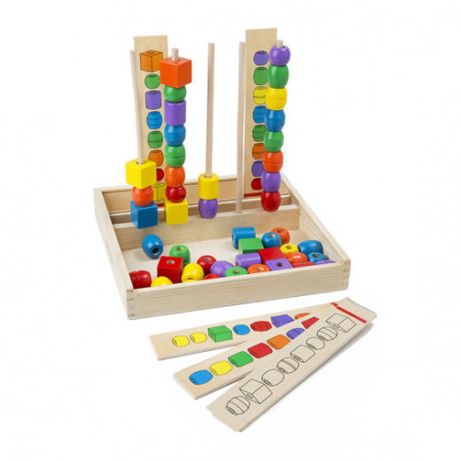 Melissa & Doug Bead Sequencing Set Classic Toy