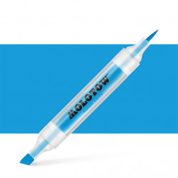 Molotow Aqua Twin Double Tip Marker Pen Cyan