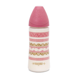 Suavinex - Premium Silicone Feeding Bottle 360ml - Pink