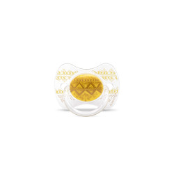 Suavinex Pacifier Premium Couture Physiological Teat - Yellow +18