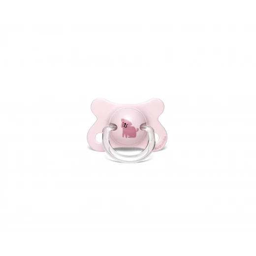 Suavinex - Silicone Pacifier 2-4 Months - Dog - Pink