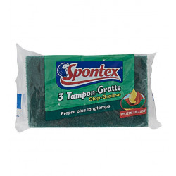 Spontex Tampon Gratte Vert *3