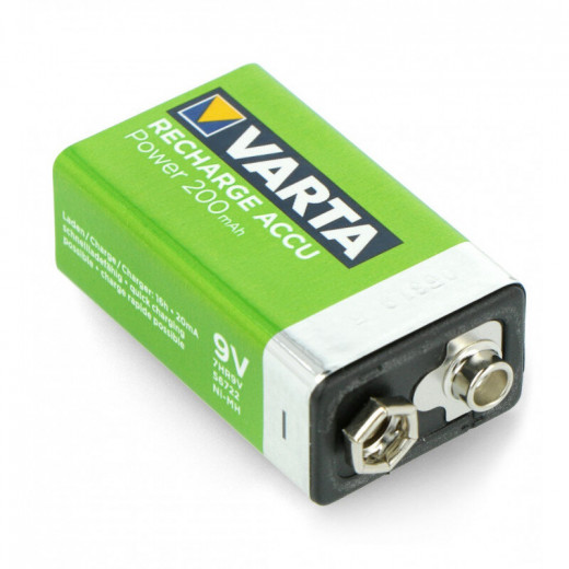 Varta Ready 2 Use 9 Volts - E-block - Hr22 200mah Rechargeable Battery