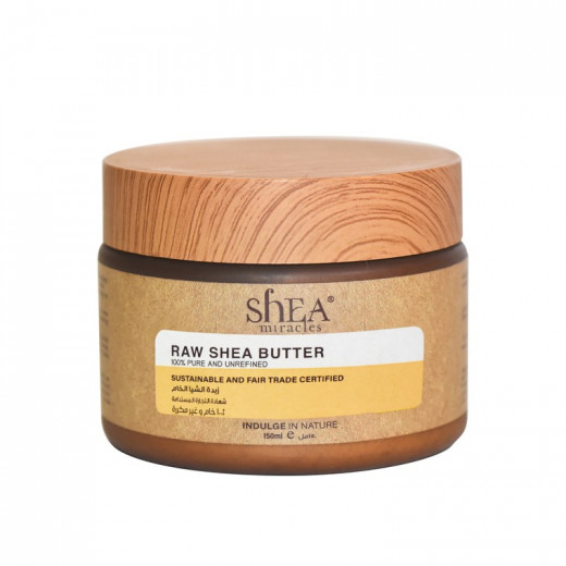 Shea Miracles Unrefined Raw Shea Butter, 150 ml