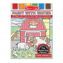 Melissa & Doug Farm Animals Paint with Water Kids Art Pad