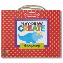 Melissa & Doug Reusable Drawing And Magnet Kit Dinosaurs