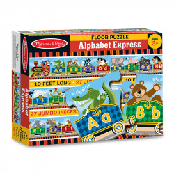 Melissa & Doug Alphabet Express Floor Puzzle, 27 Pieces