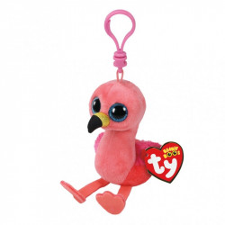 Ty - Beanie Boos Gilda Plush Clip Flamingo 8.5cm