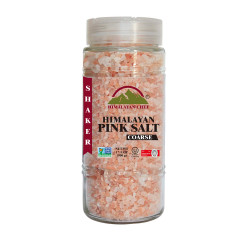 Himalayan Chef Natural Pink Salt Coarse Grinder - Glass 500g