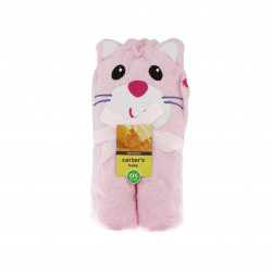 Animal Face Hooded Towel, Cat