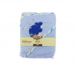 Hooded Towel, Blue Whale