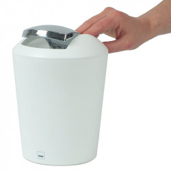 Kela marta swing lid bin white 5 liters