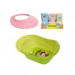 Farlin Package ( Farlin - Baby Bath + Farlin Washing Hair Hat, Pink + Farlin Baby Towels )