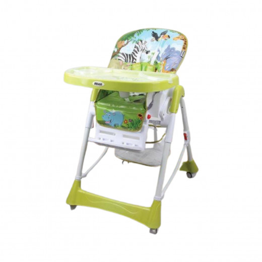 aBaby Baby High Chair carrying capacity 15 kg, Green