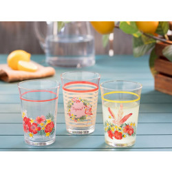 Madame Coco - Flamingo Tumbler Set - 3 Pieces