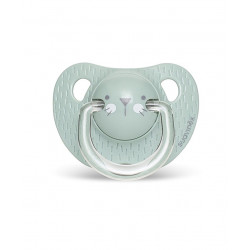 Suavinex Evolution Anatomical Pacifier 0-6M, Green Whiskers