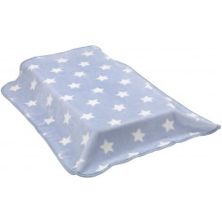 Cambrass - Raschel Cot Blanket, Star Blue, 110 x 140 cm