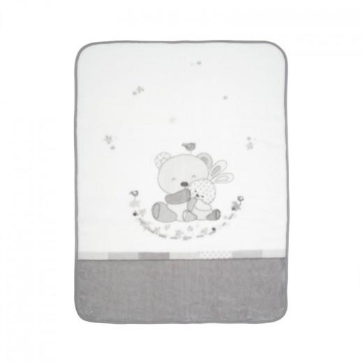 بطانية راشيل 80 × 110 × 1 سم رمادي من كامبرس