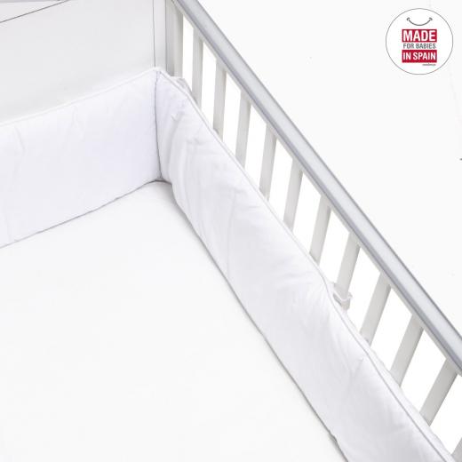 Cambrass - Cot Bumper 360x30x3 cm Liso E White