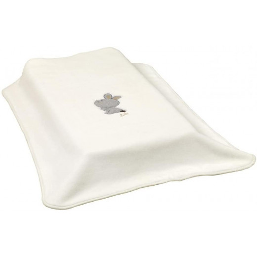 بطانية قطيفة مطرزة بيج 5110 × 140 سم من كامبرس