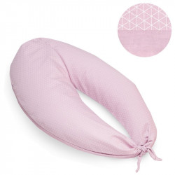 Cambrass Nursing Pillow, Pink Moon Design, 80 x 185 x 16 cm