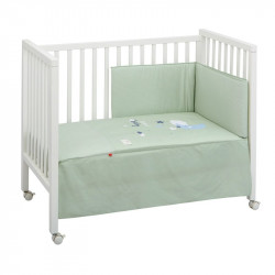 Cambrass - Set 2 Pcs.bedspread W/s Cot 60 Be Moon Green 60x120x3 cm