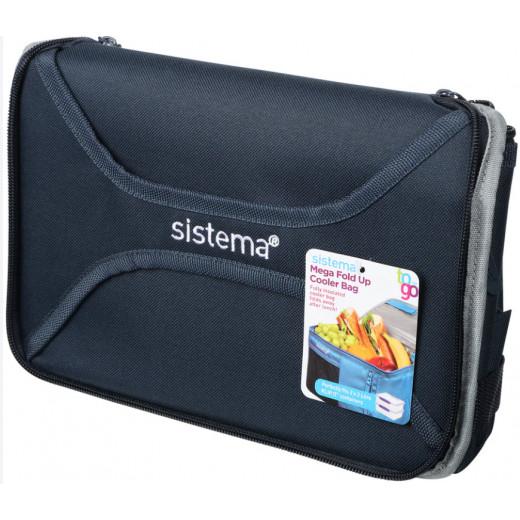 Sistema Mega Fold Up Cooler Bag - Navy Blue